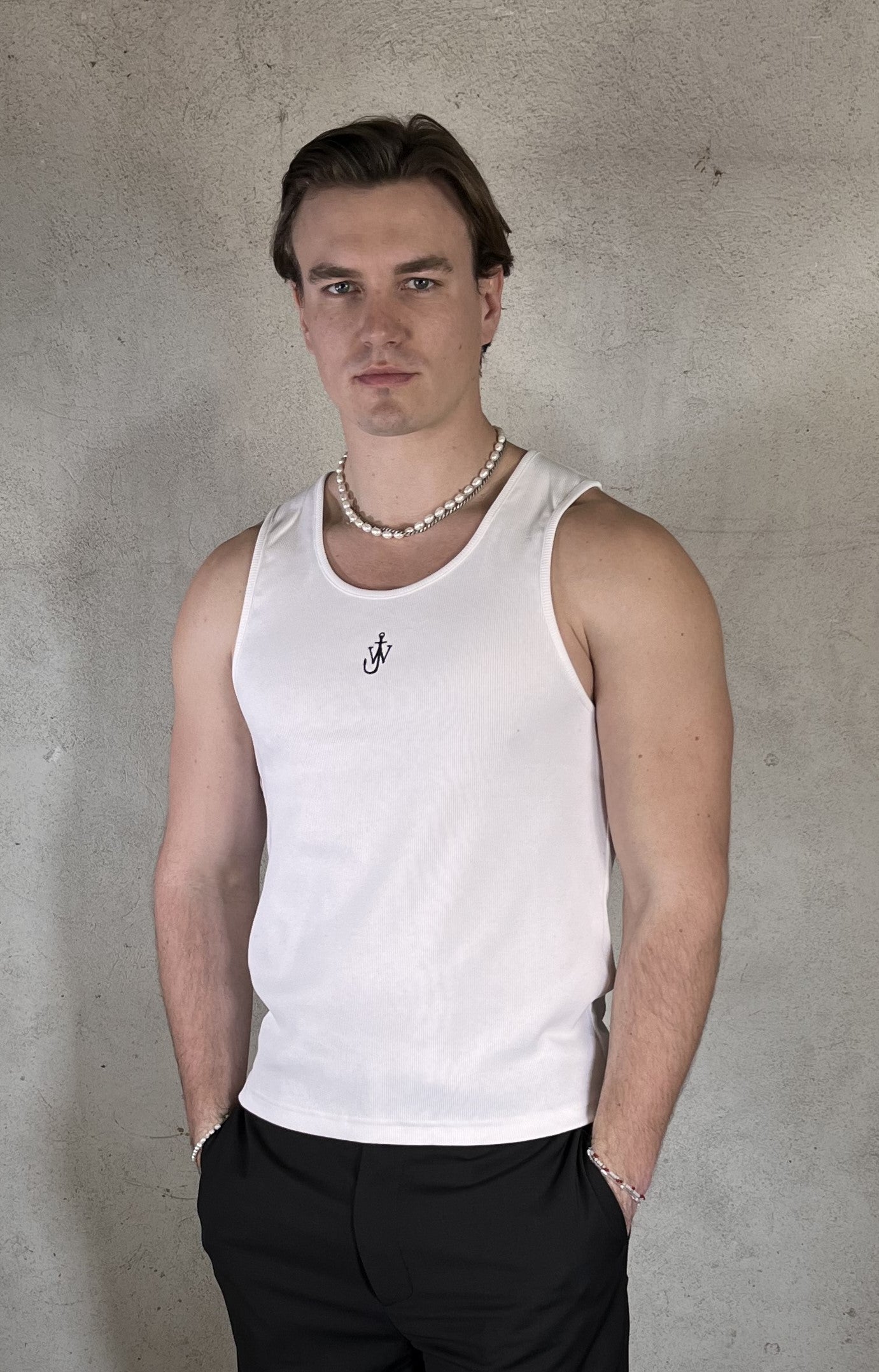 ANCHOR EMBROIDERY VEST