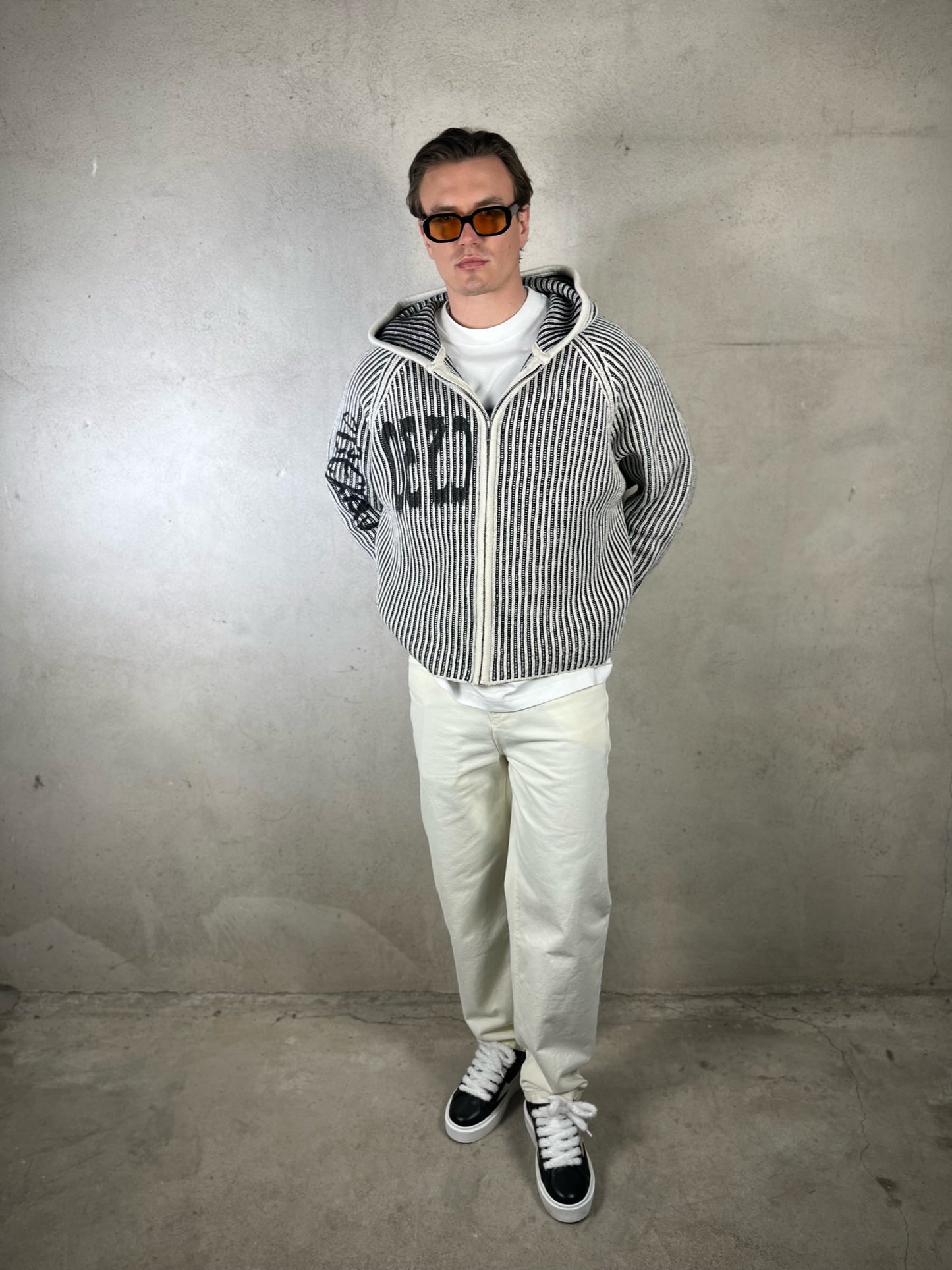 ''CRUSADER'' HOODED KNIT