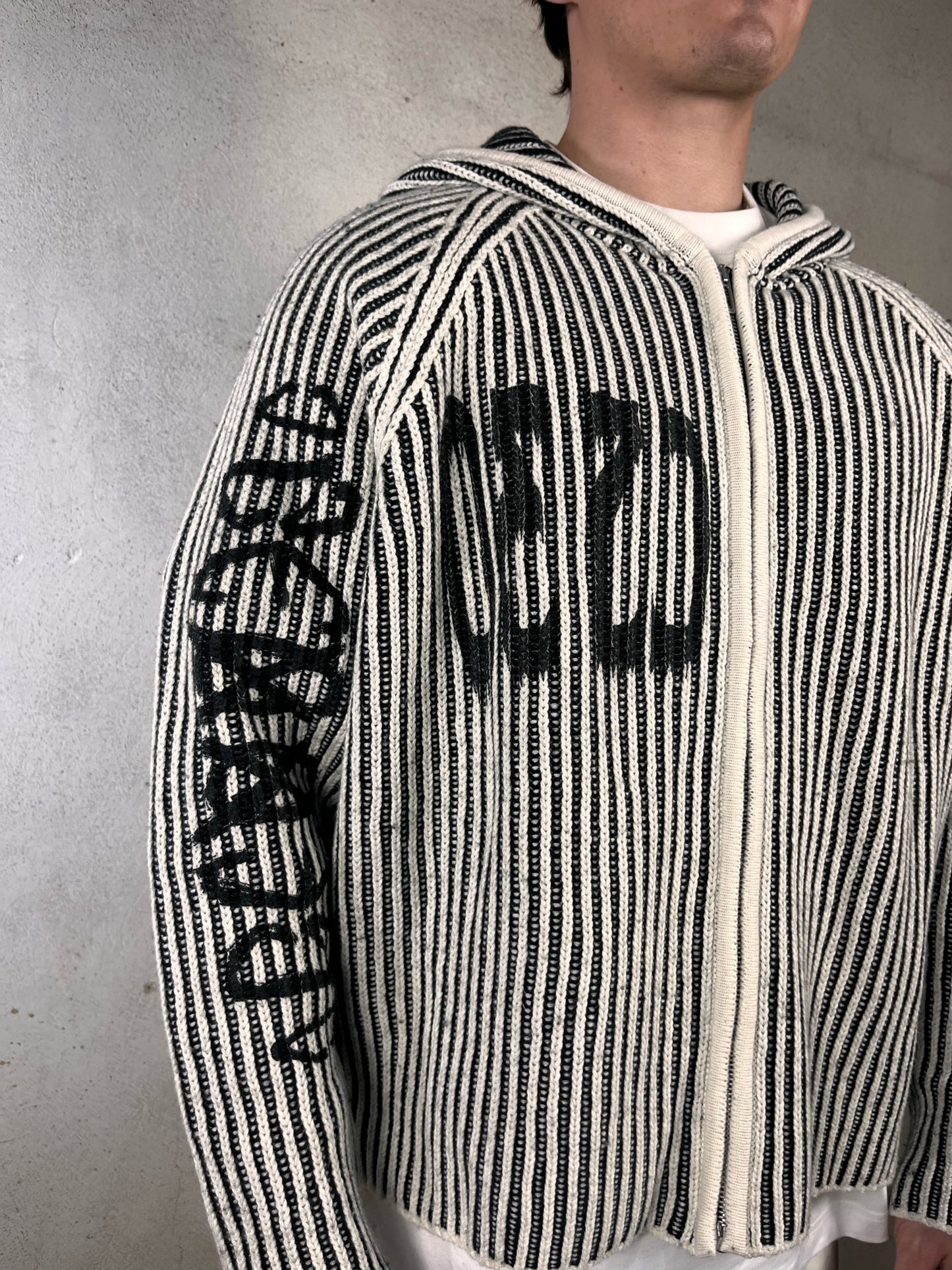 ''CRUSADER'' HOODED KNIT