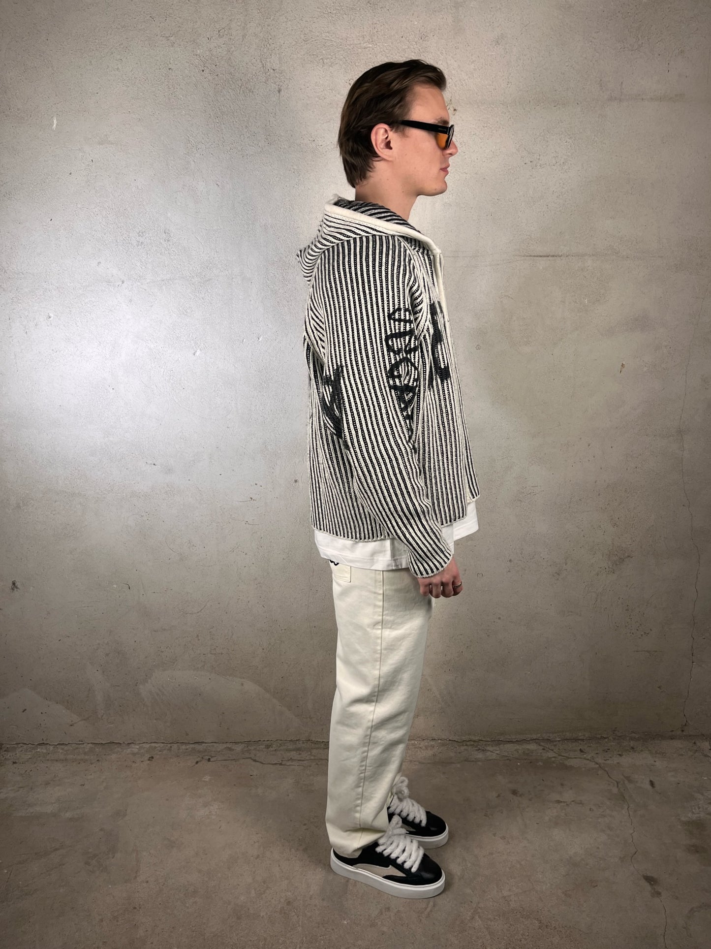 ''CRUSADER'' HOODED KNIT