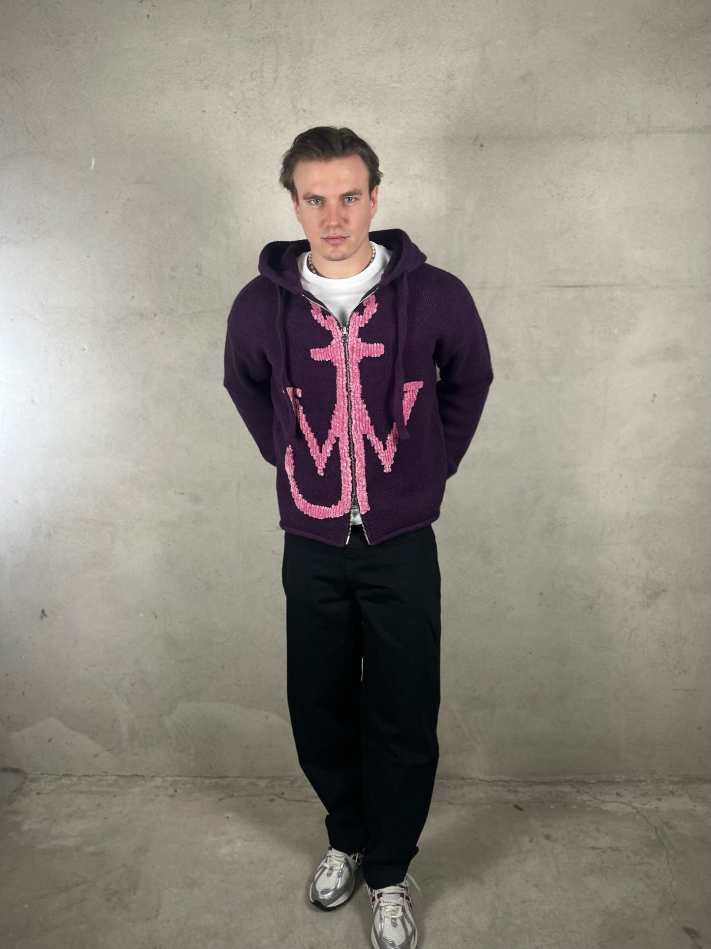 ZIP THROUGH ANCHOR HOODIE