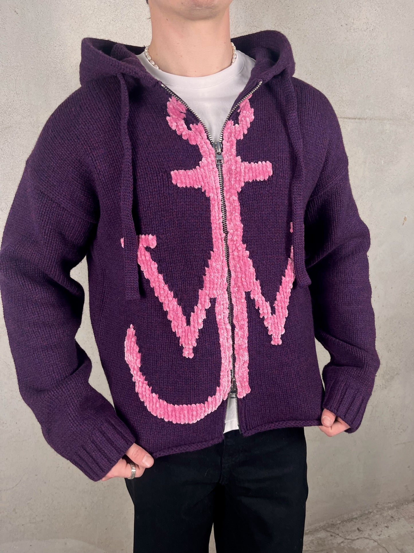 ZIP THROUGH ANCHOR HOODIE