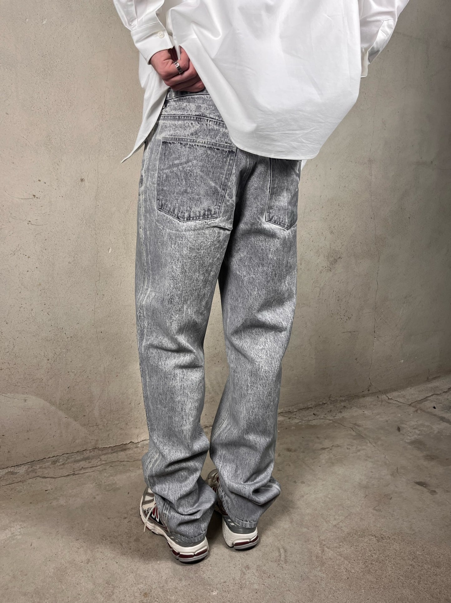 Amba Wax Relaxed Jeans