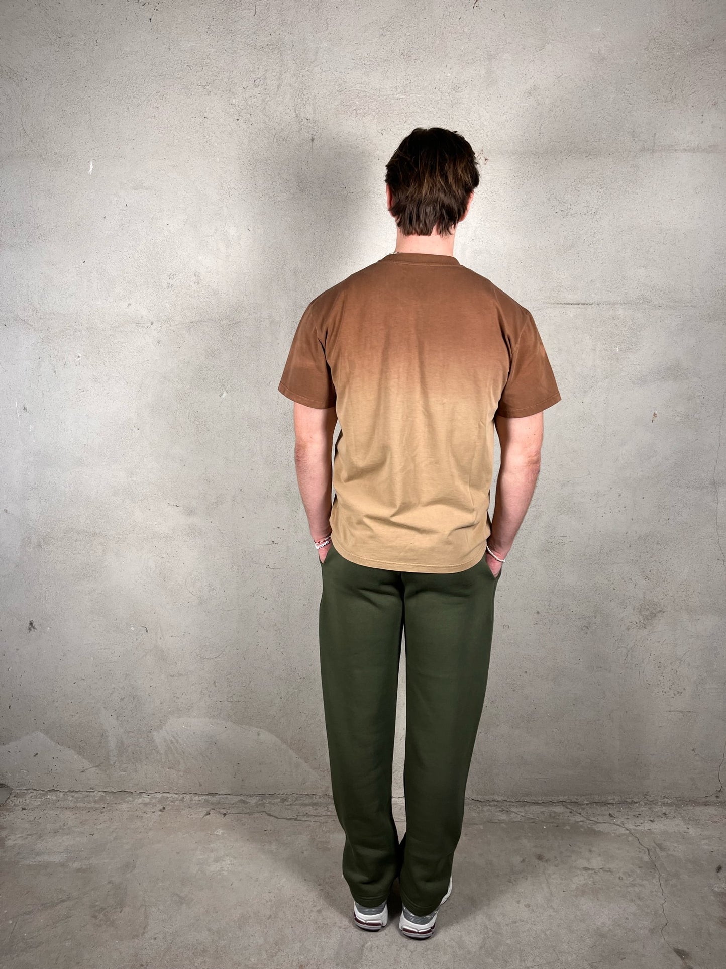 LOGO EMBROIDERY GRADIENT T-SHIRT