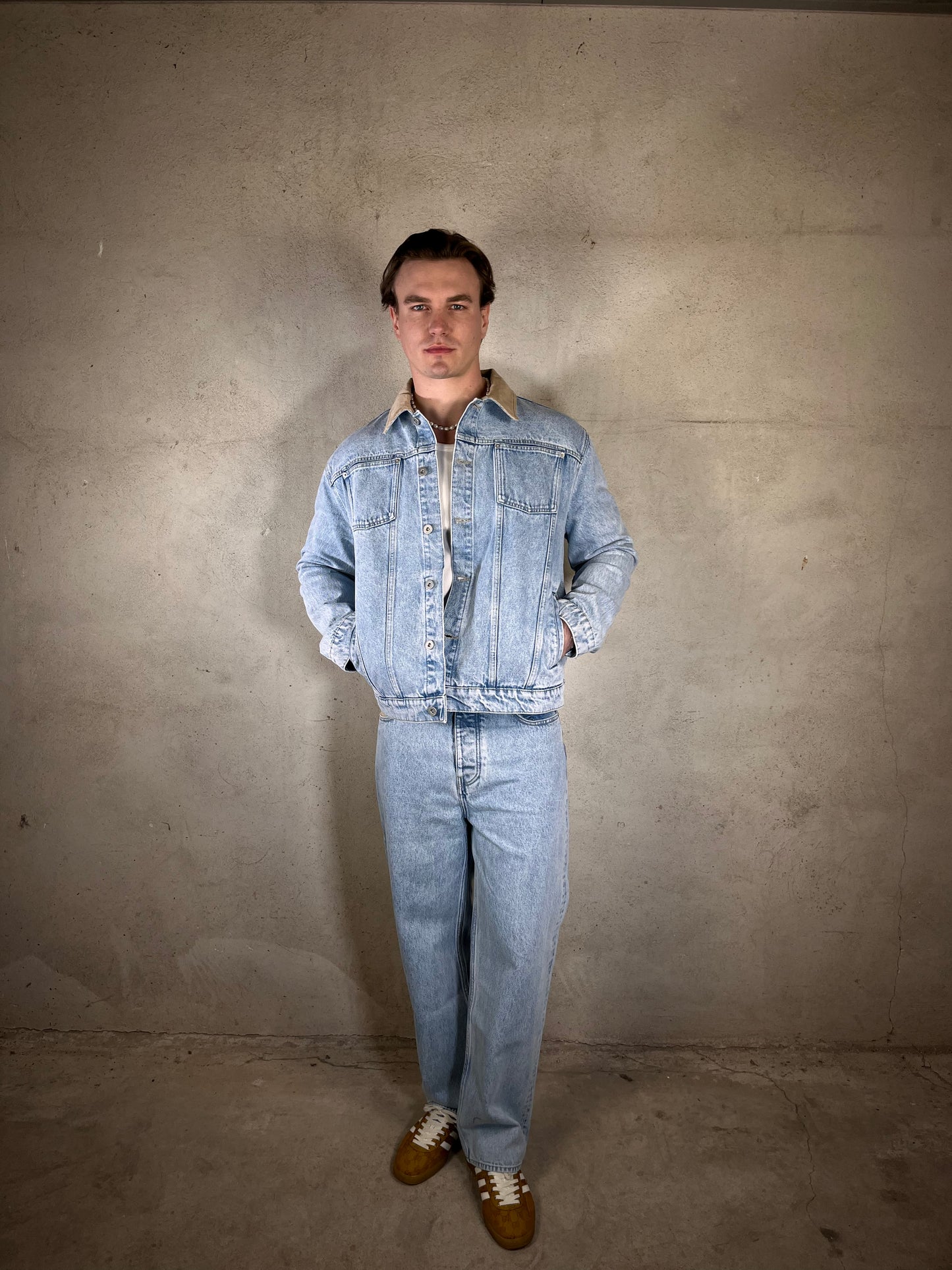 La Veste Jean Délavée