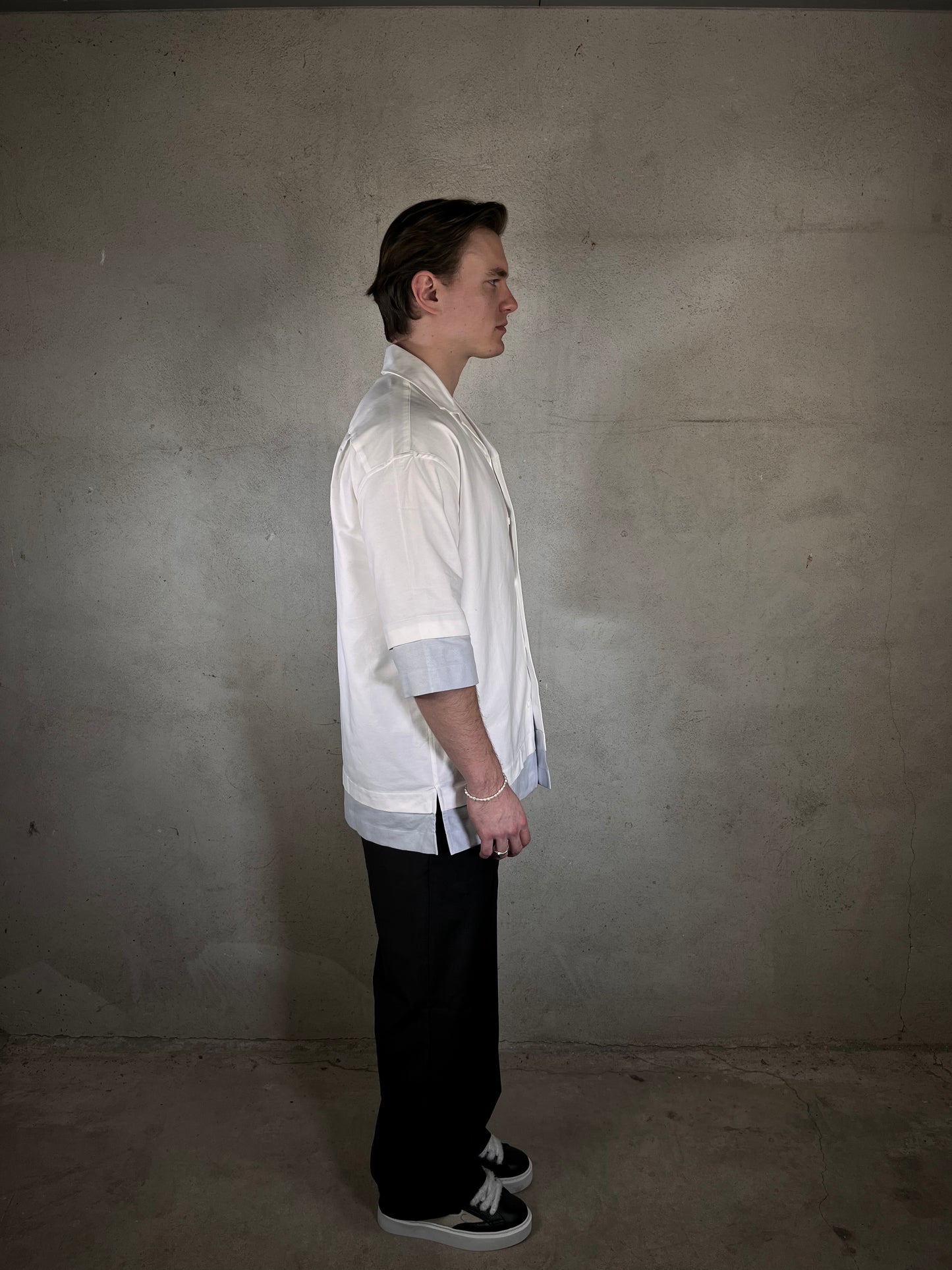 DOUBLE LAYER SHORT SLEEVE SHIRT