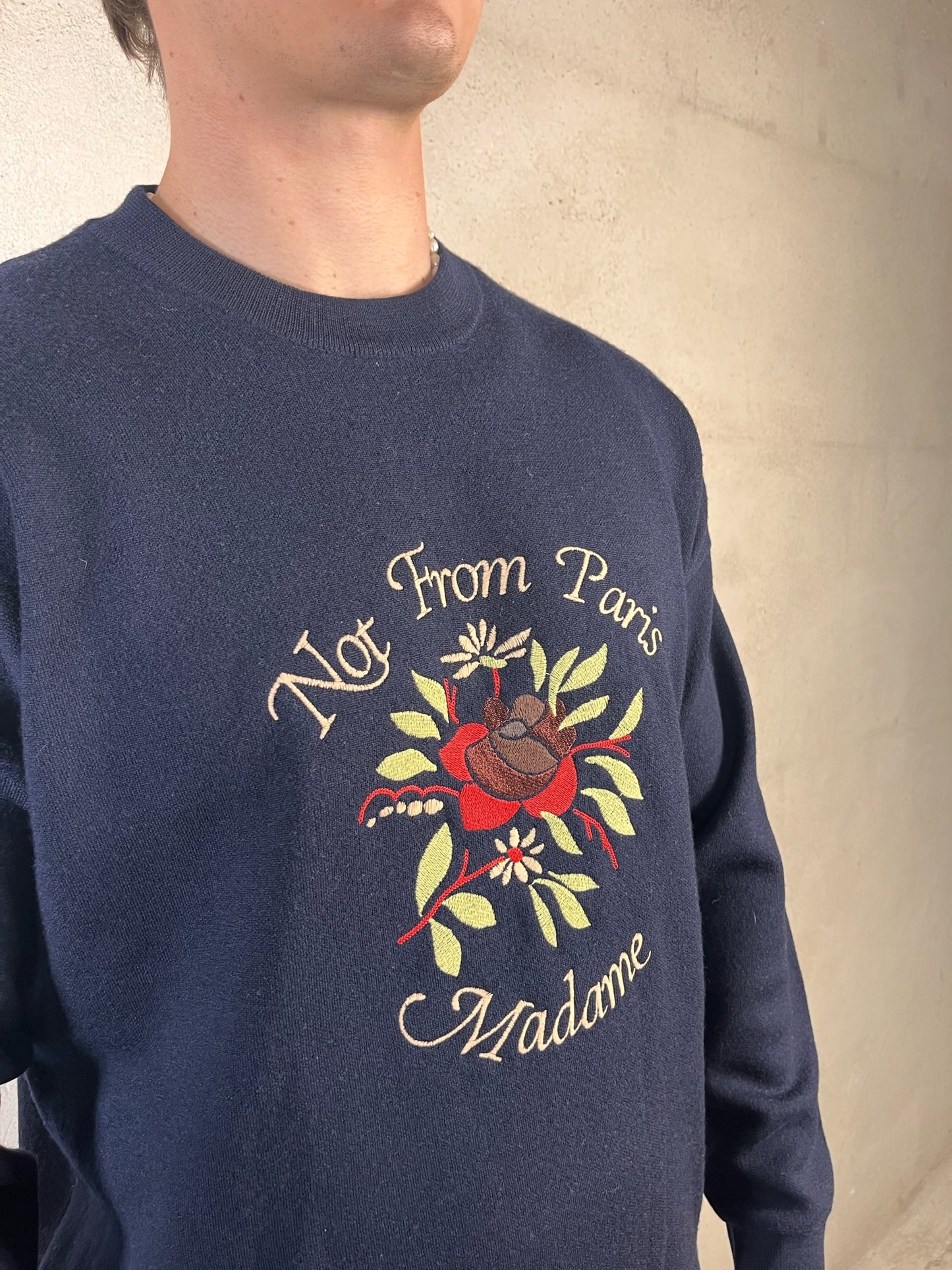 Le Maille Slogan Fleurs