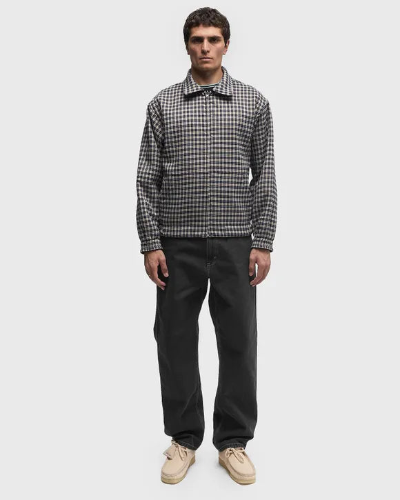 Reversible Plaid Leather Jacket