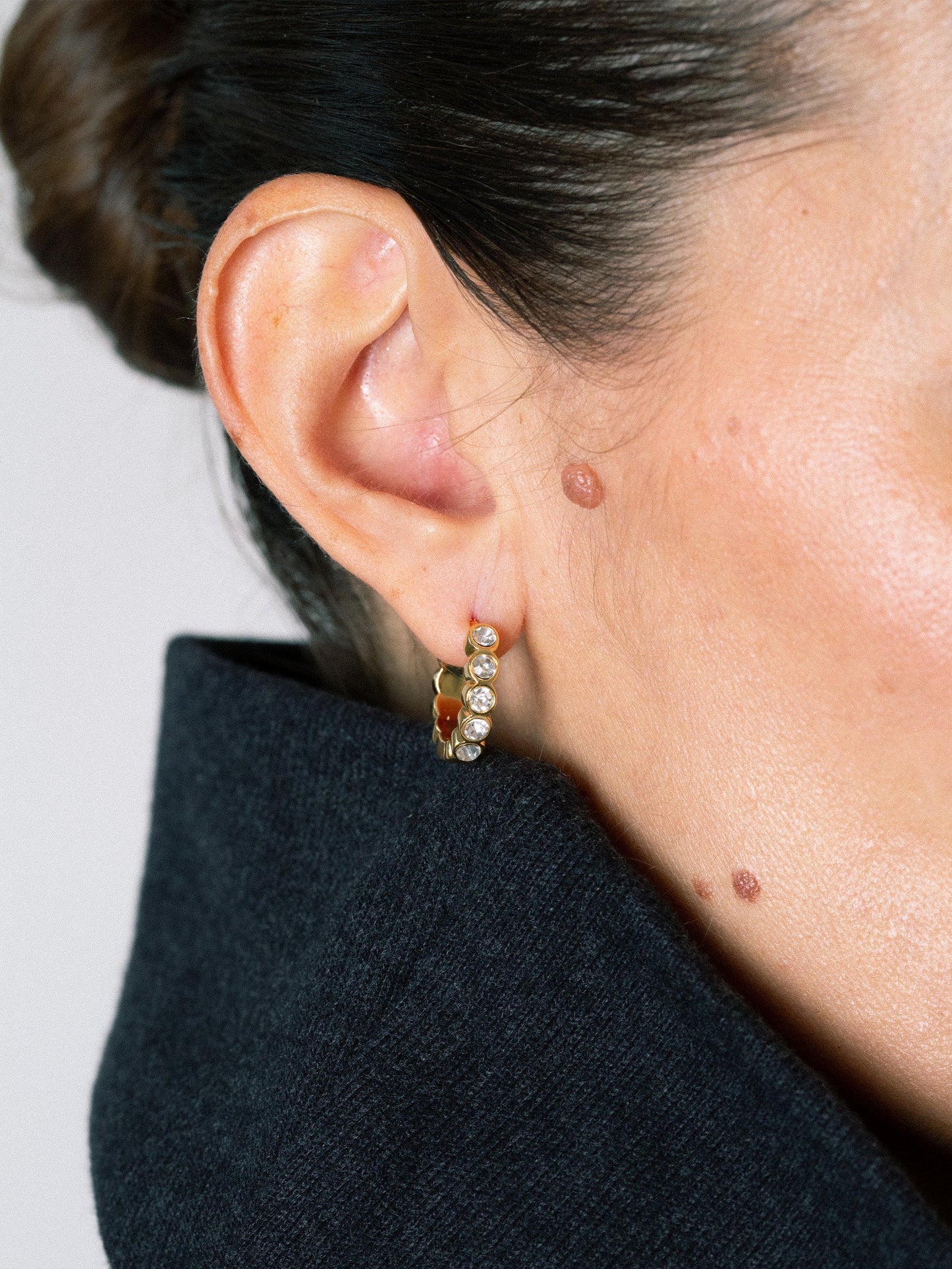 15mm Lotus Hoops Gold