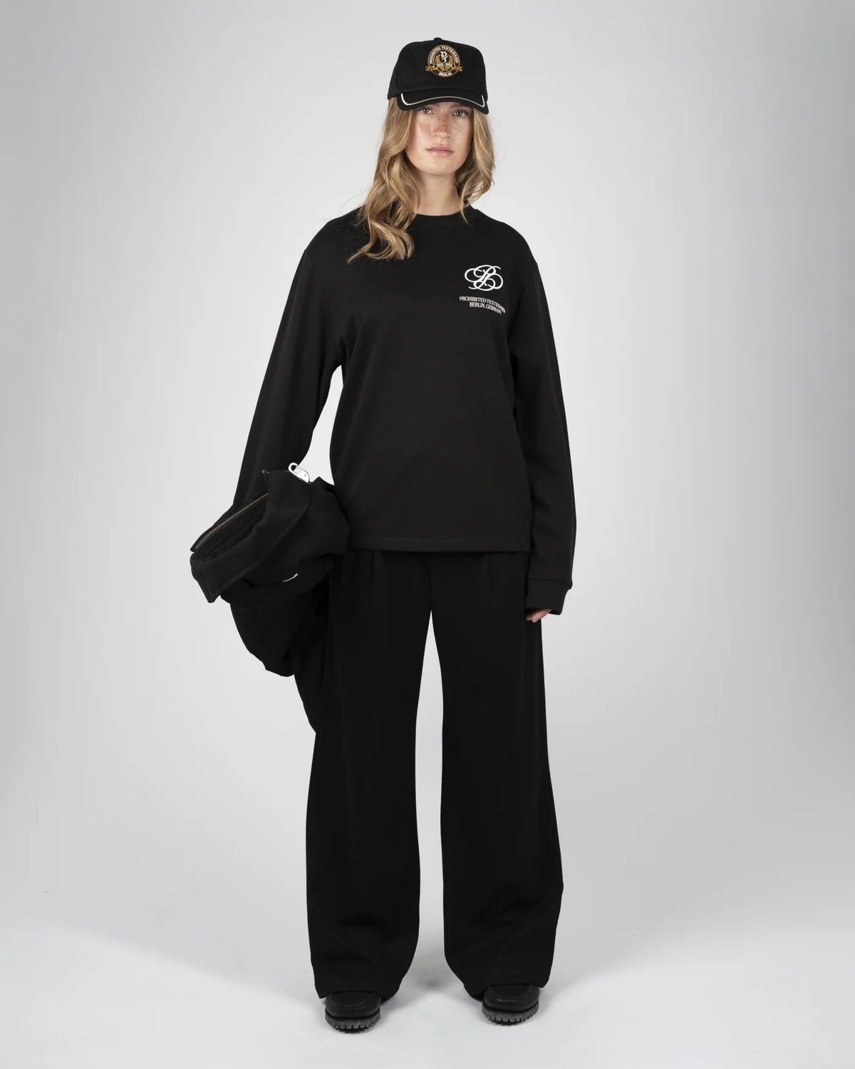 Heritage Pleated Pants Black
