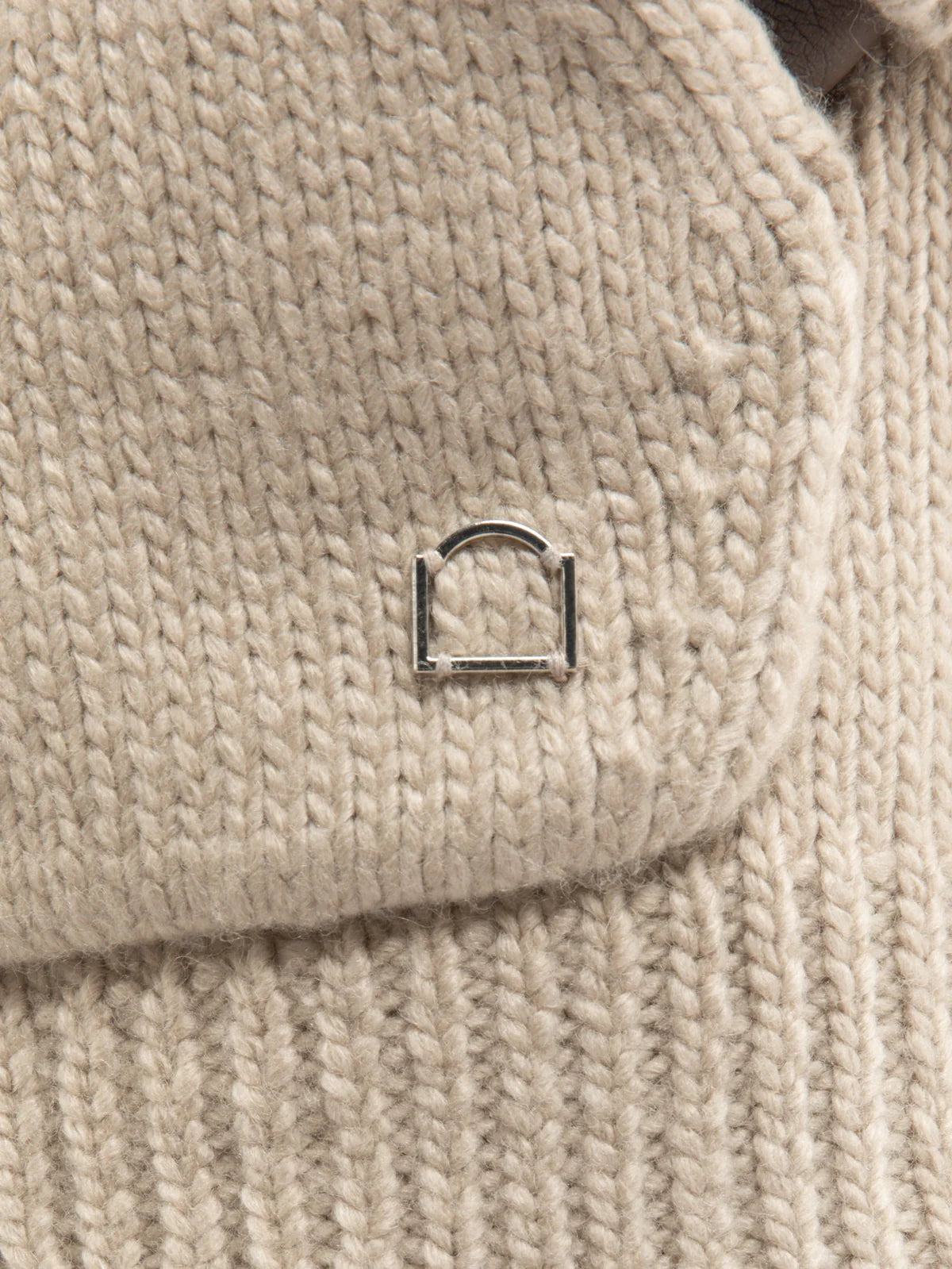 ÉCLAT KNIT ZIPPER - CREME