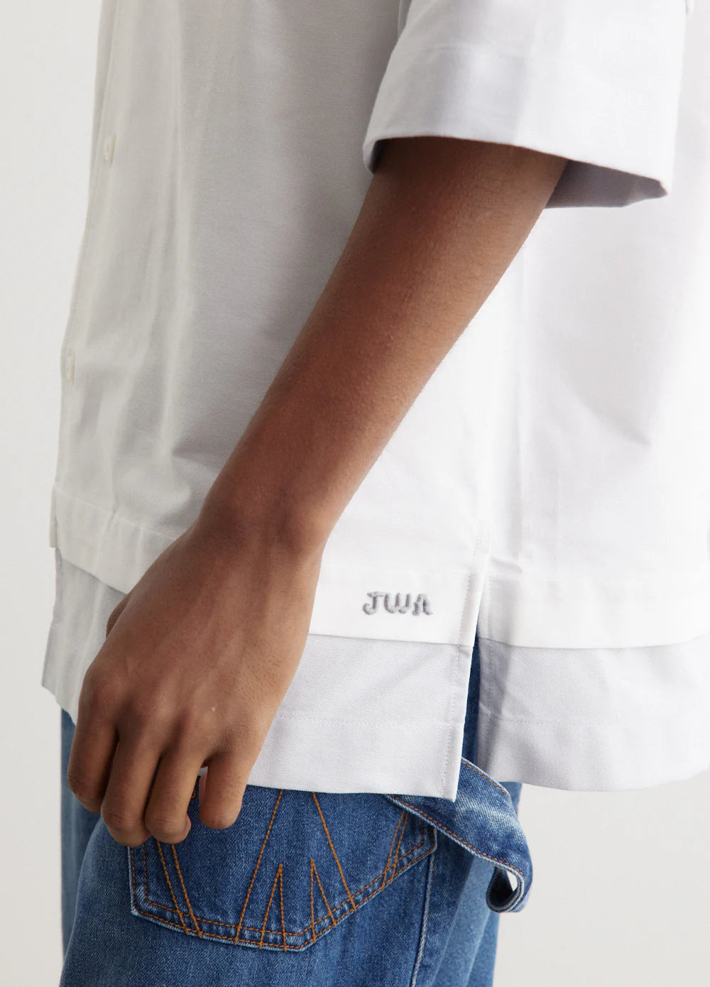 DOUBLE LAYER SHORT SLEEVE SHIRT