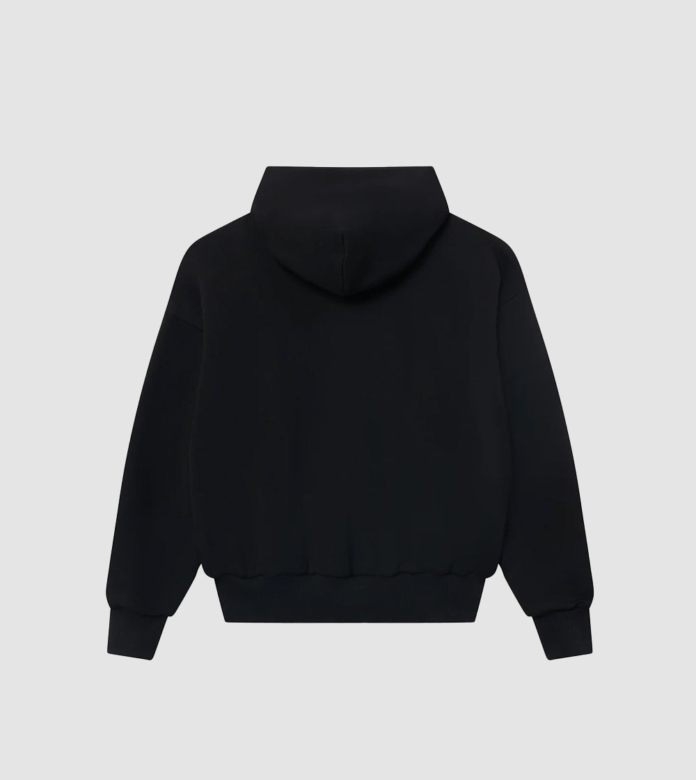Perplex Zip Hoodie Black