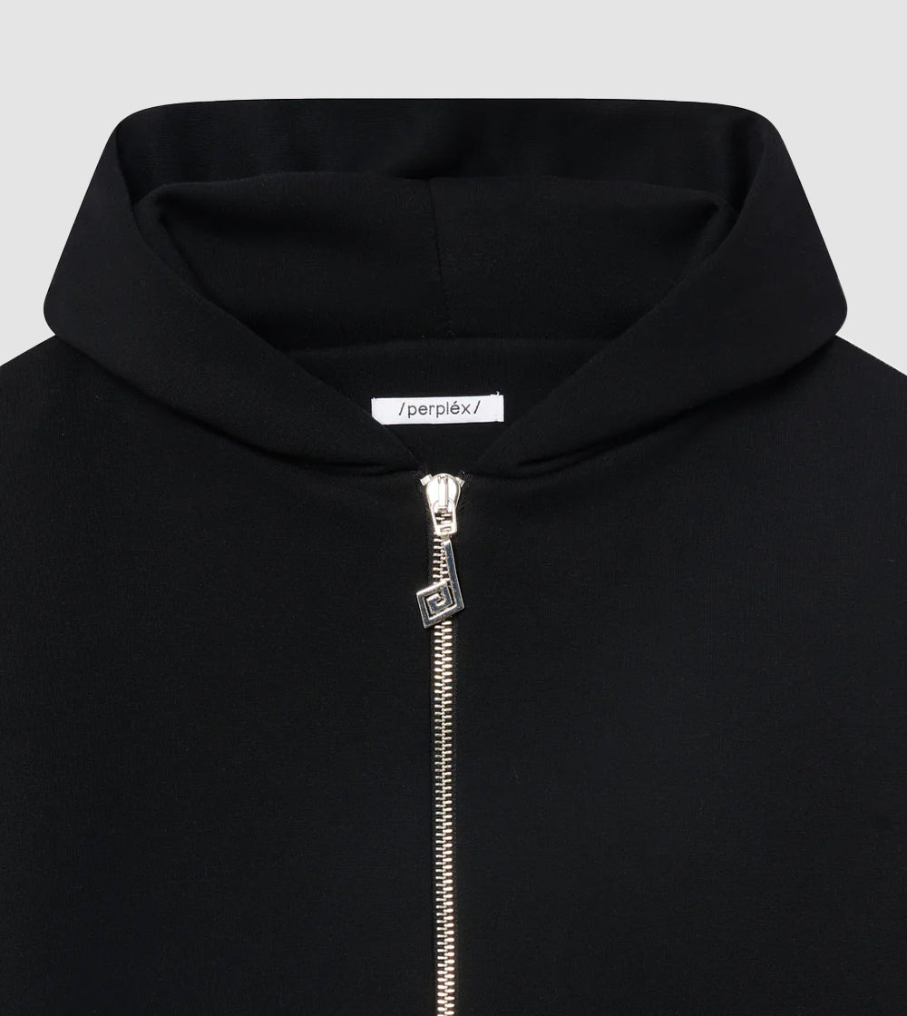 Perplex Zip Hoodie Black