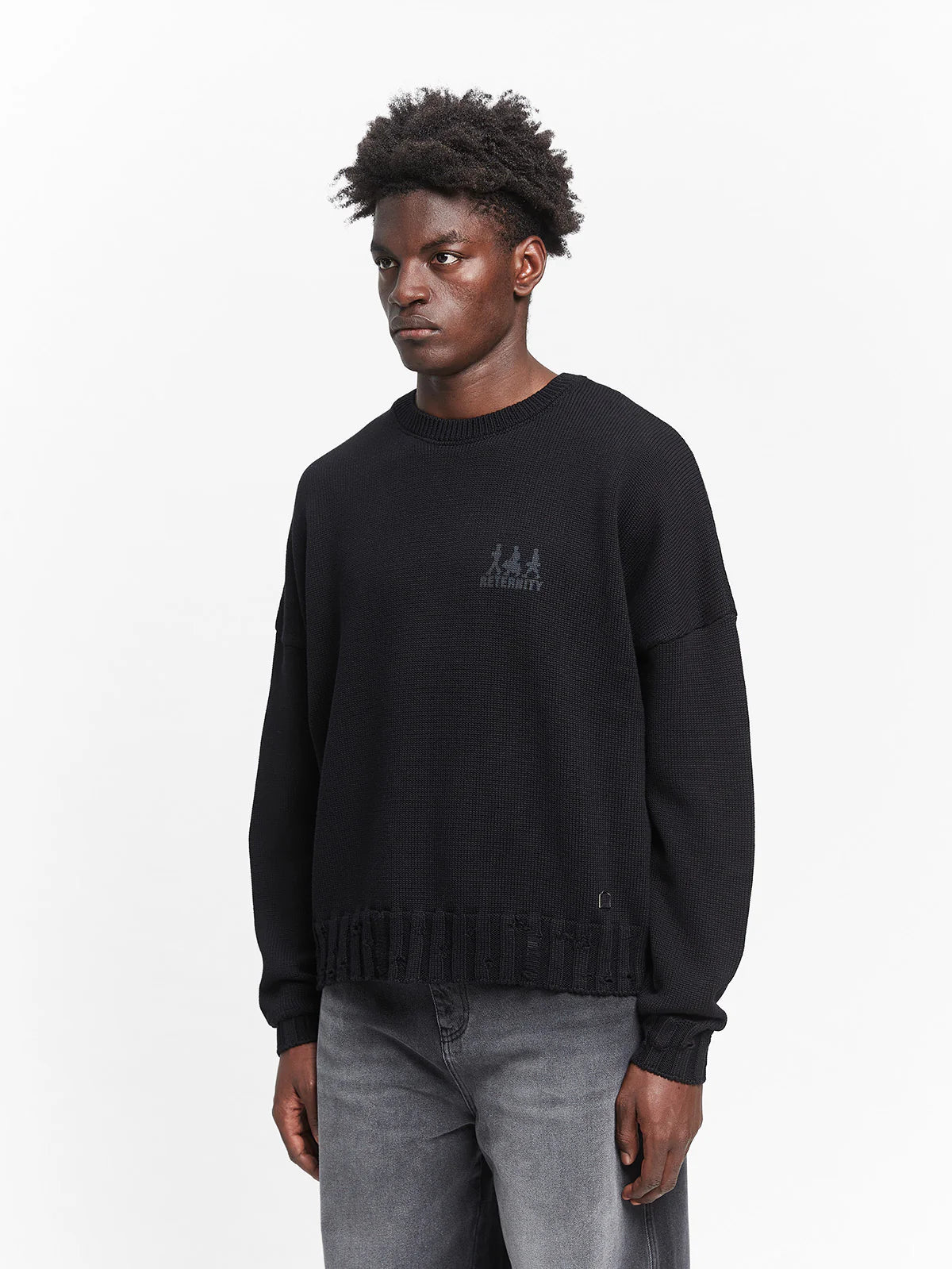 CREATIVE DEPT LOGO KNIT SWEATER