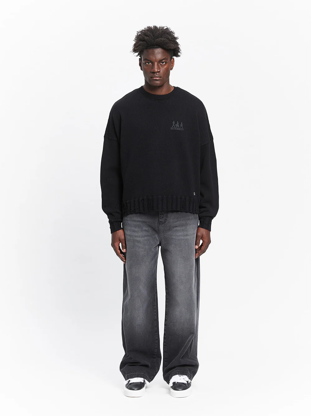 CREATIVE DEPT LOGO KNIT SWEATER