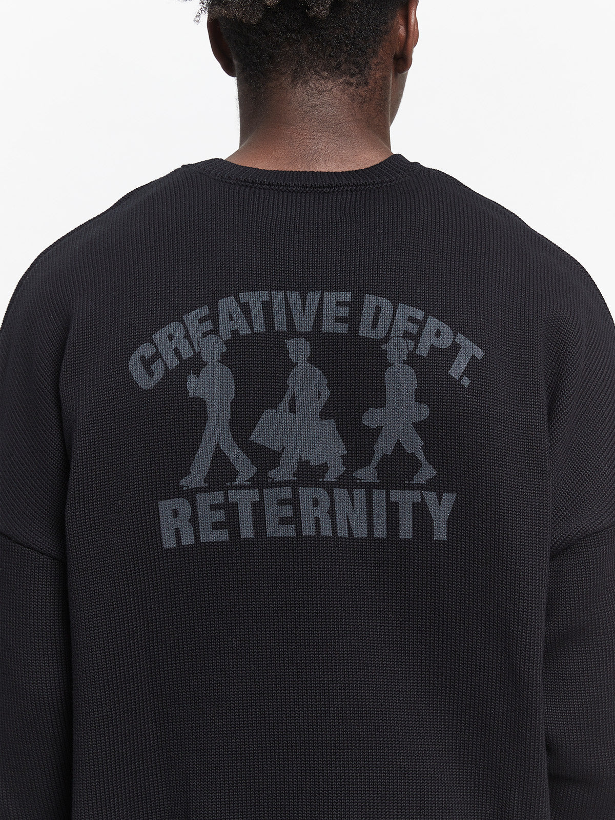 CREATIVE DEPT LOGO KNIT SWEATER