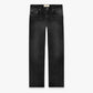 Essential Straight Fit Denim - Washed Black