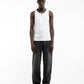 Essential Straight Fit Denim - Washed Black