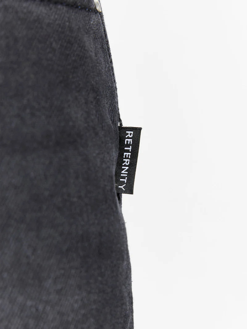 Essential Straight Fit Denim - Washed Black