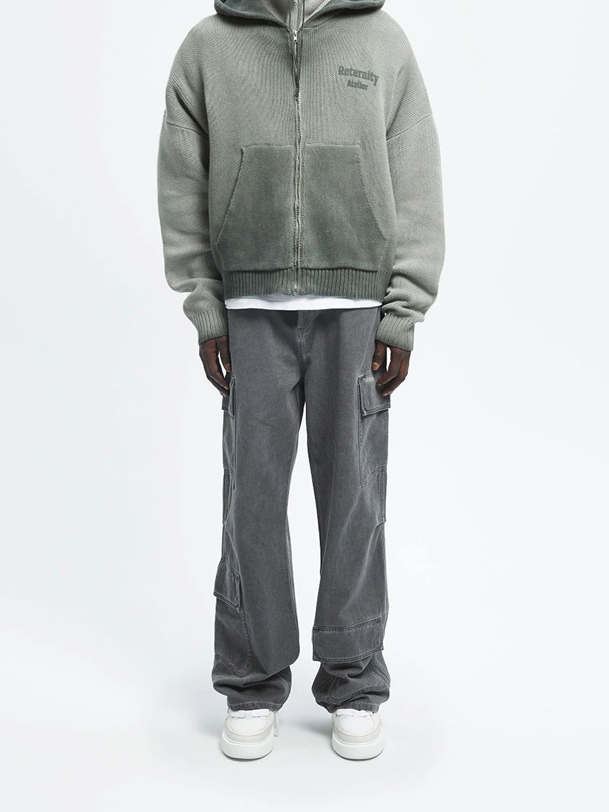Oil washed Cargo Pants