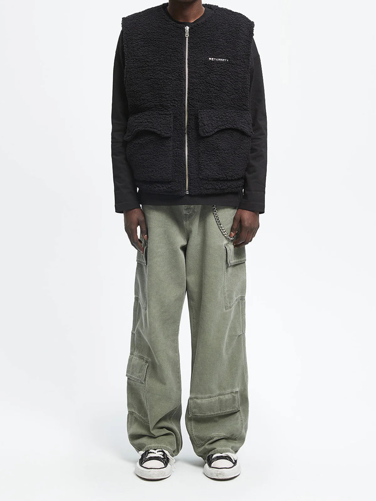 Oil Washed Cargo Pants