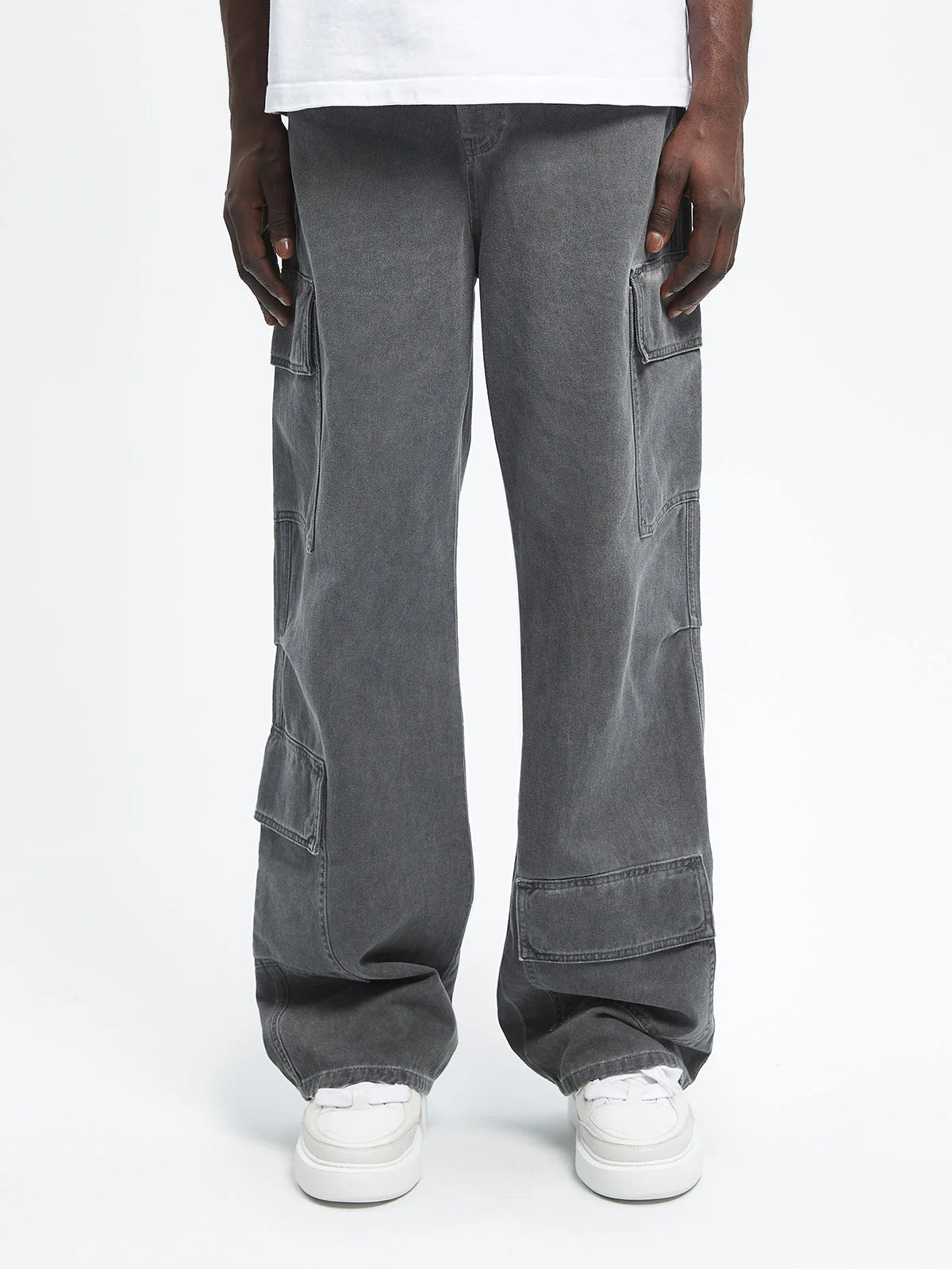 Oil washed Cargo Pants