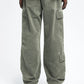 Oil Washed Cargo Pants