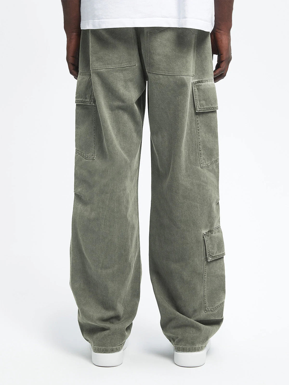Oil Washed Cargo Pants