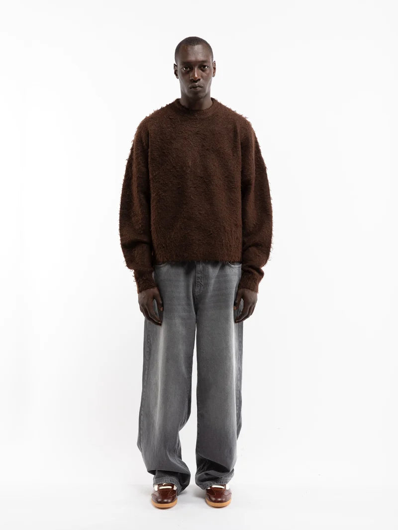 Vintage Furry Knit Sweater