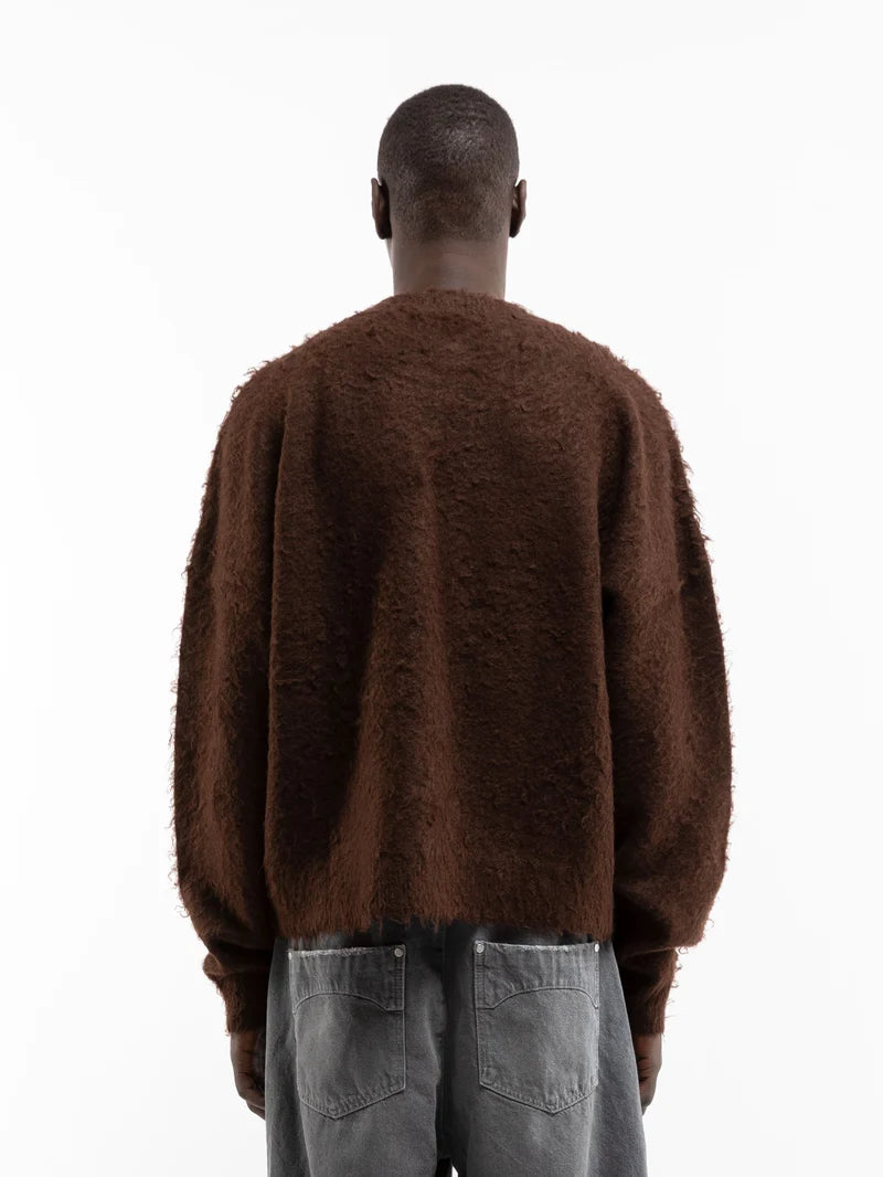 Vintage Furry Knit Sweater