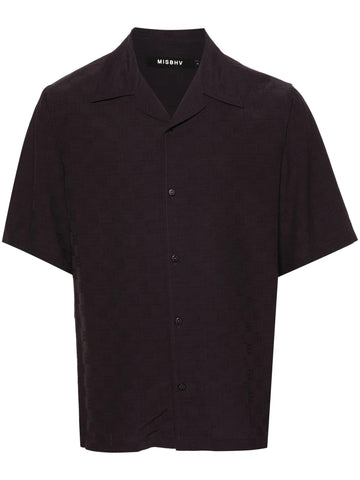 MONOGRAM VISCOSE WOOL SHIRT