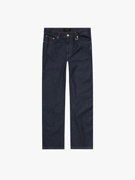 Essential Straight Fit Raw Denim - Dark Blue