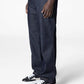 Essential Straight Fit Raw Denim - Dark Blue
