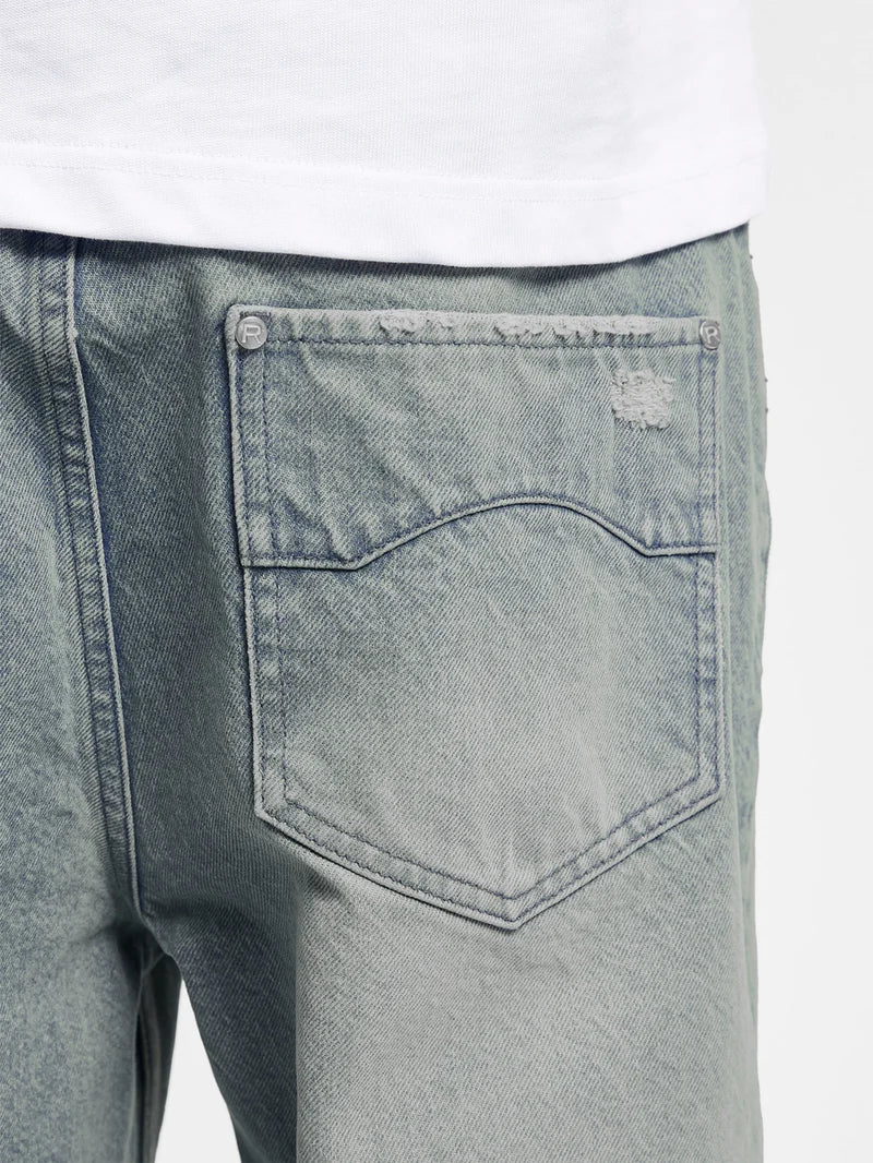 Essential Straight Fit Denim - Light Blue