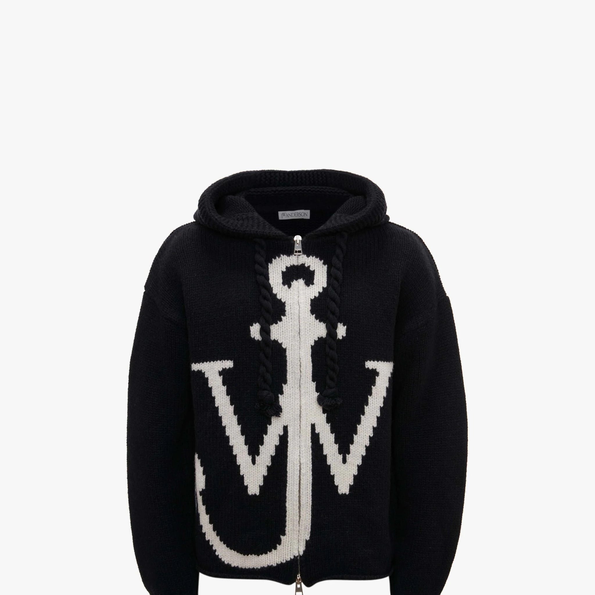 Zip Front Anchor Hoodie