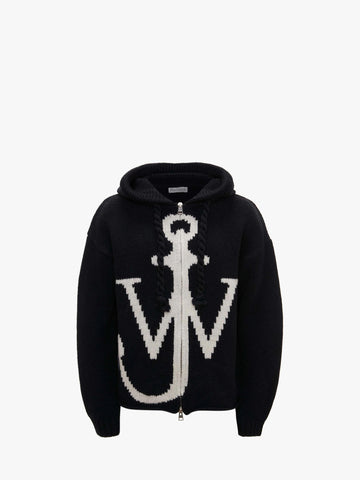 Zip Front Anchor Hoodie