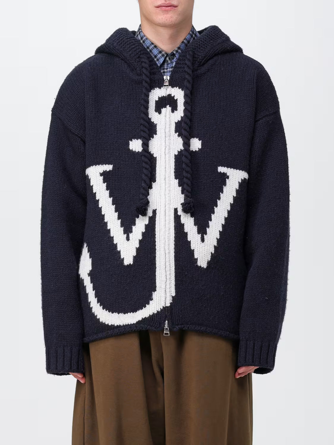 Zip Front Anchor Hoodie