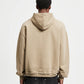 RIBBED ZIP-HOODIE