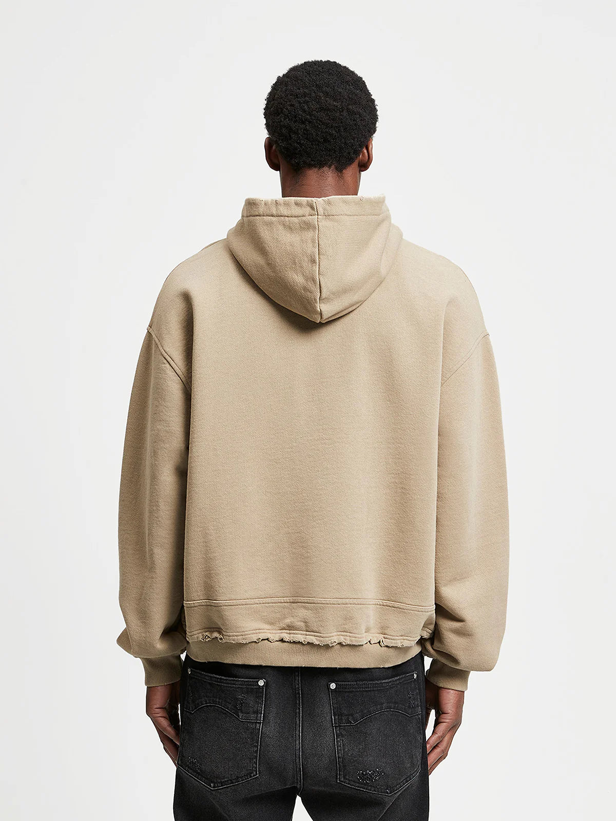 RIBBED ZIP-HOODIE