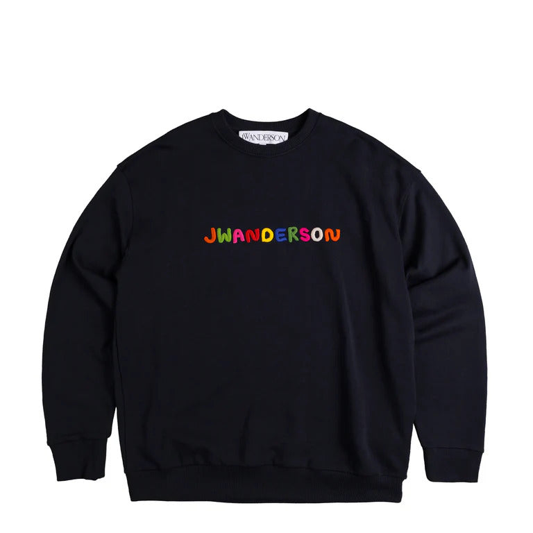 Sweatshirt mit Logo-Stickerei