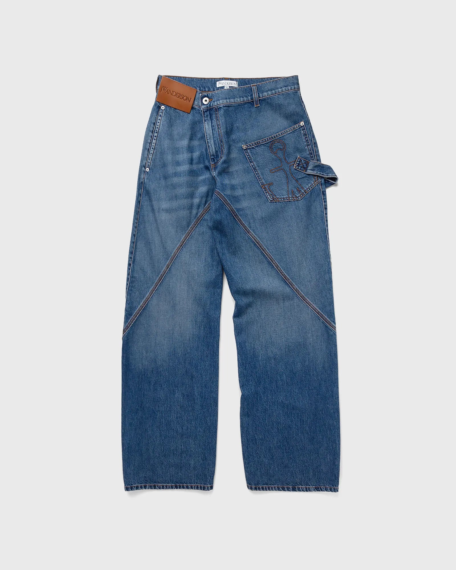 Verdrehte Workwear-Jeans