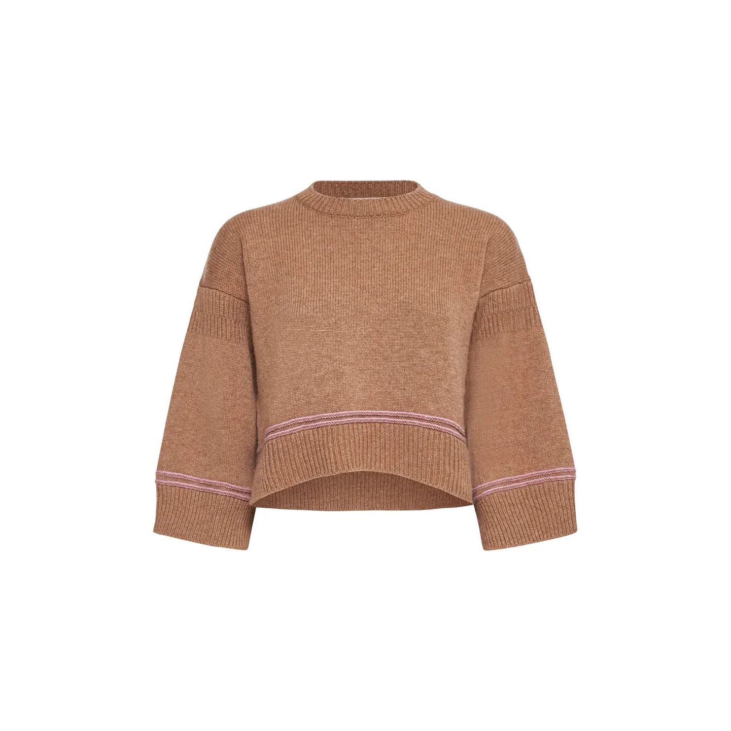 Logo virgin wool pullover