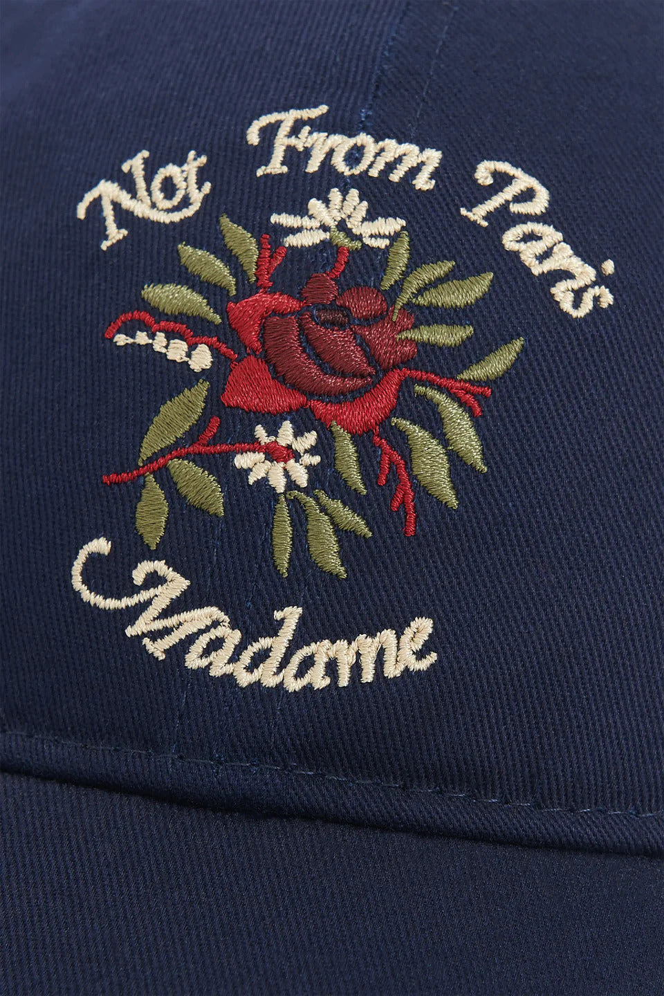 La Casquette Slogan Fleurs