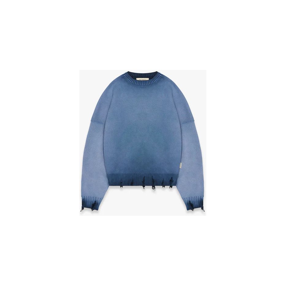 OIL WASHED KNIT SWEATER