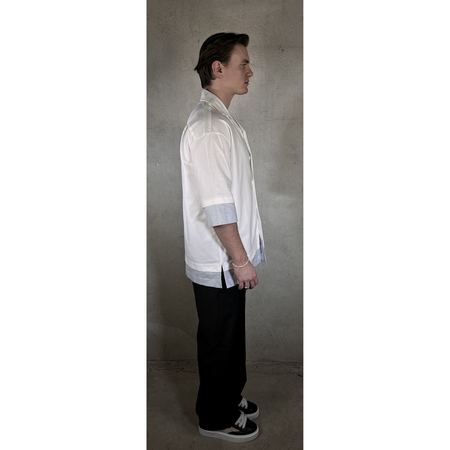 DOUBLE LAYER SHORT SLEEVE SHIRT