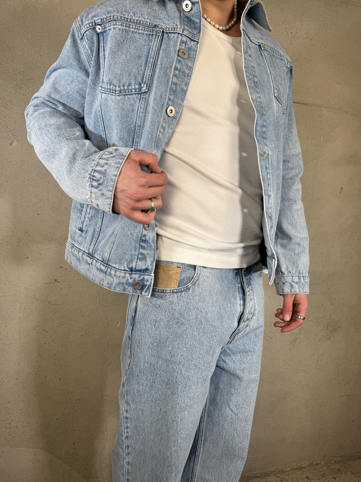 La Veste Jean Délavée