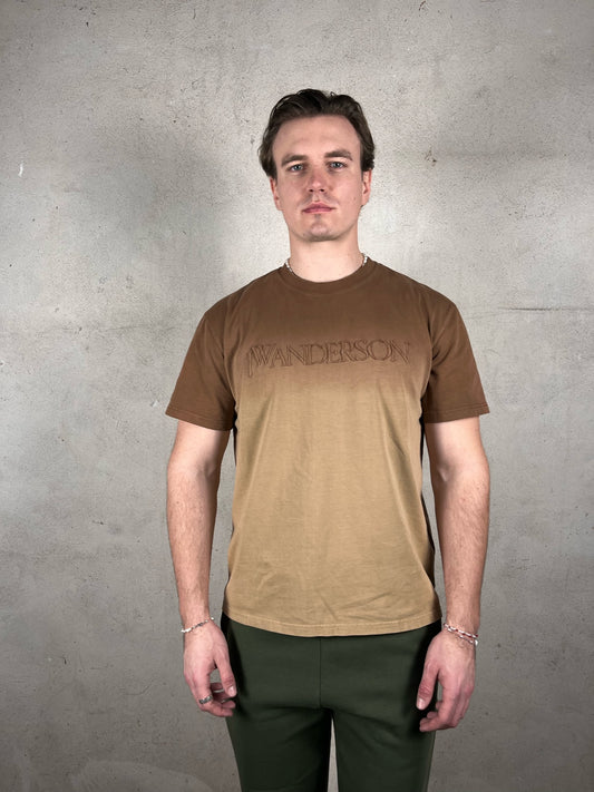 LOGO EMBROIDERY GRADIENT T-SHIRT
