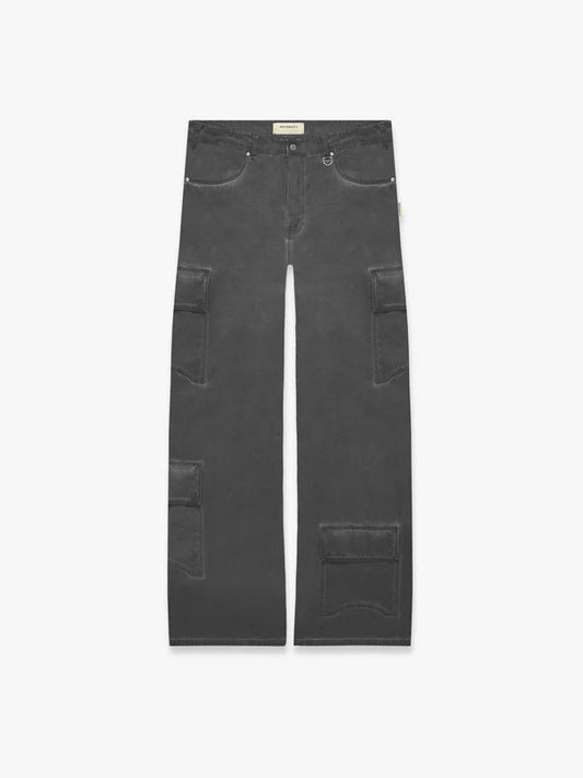 Oil washed Cargo Pants