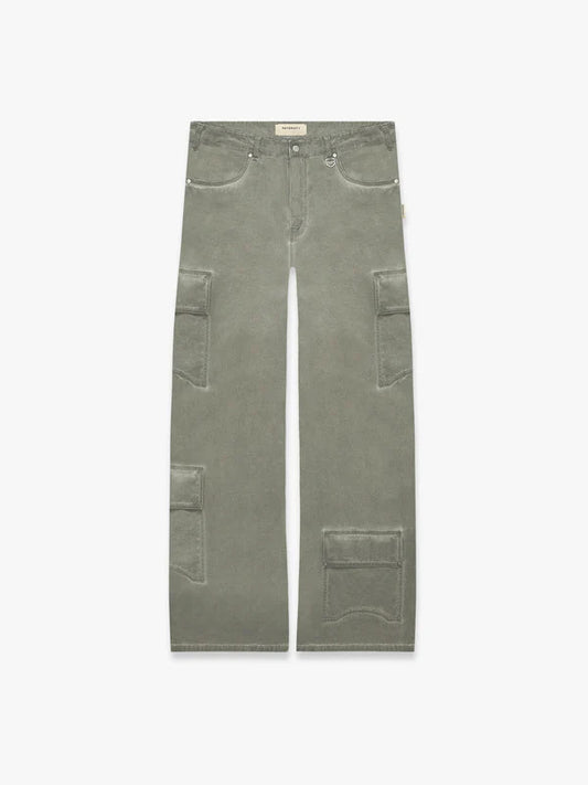 Oil Washed Cargo Pants